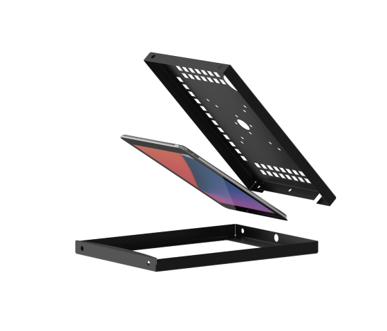 Stojak podłogowy na tablet z wyświetlaczem Securo L do tabletów 12-13 cali - czarny