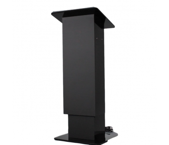 Height-adjustable Acrylic lectern Simple Move - black