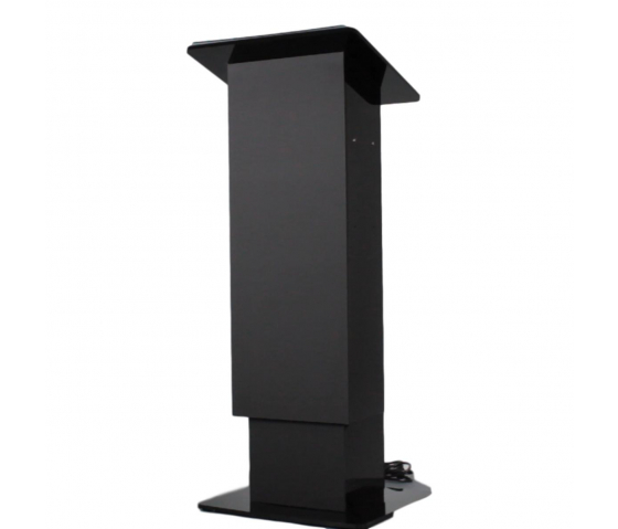 Height-adjustable Acrylic lectern Simple Move - white