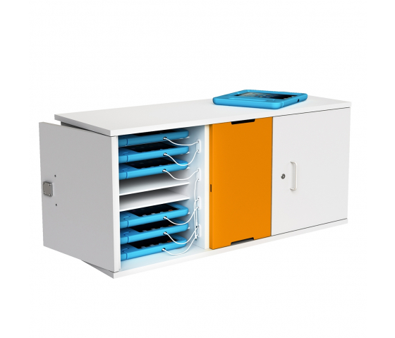 Armario para iPad Zioxi CHRGC-KC-8+8-K para 16 iPads de hasta 11 pulgadas - cierre con llave