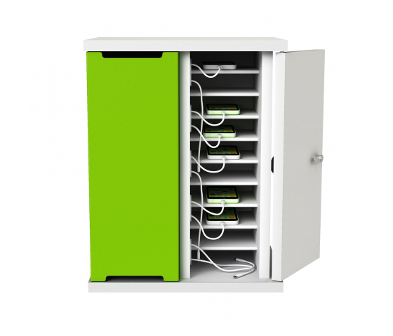 Smartphone charging cabinet Zioxi CHRGC-SP-10-K for 10 smartphones - key lock