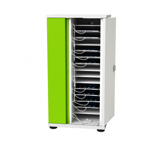 Tablet charging cabinet Zioxi CHRGC-TB-16-K for 16 iPads up to 11 inch - key lock