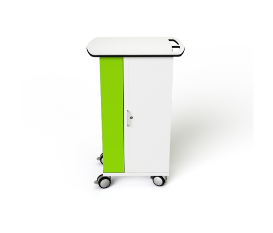 Zioxi Tabletkar CHRGTUC-TB-40-R# voor 40 tablets tot 10.5 inch - inclusief USB-C kabels - RFID slot