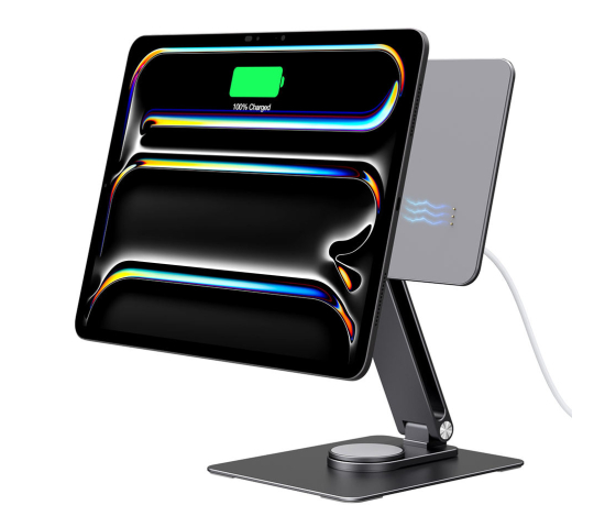 Magnetische iPad tafelstandaard met oplaadfunctie - voor iPad Pro 13