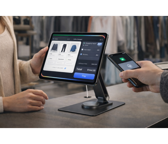 Magnetische iPad tafelstandaard met oplaadfunctie - voor iPad Pro 11