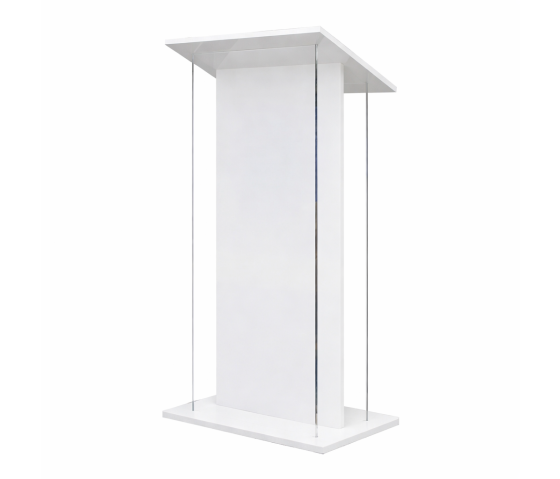 Acrylic lectern Roslin - white