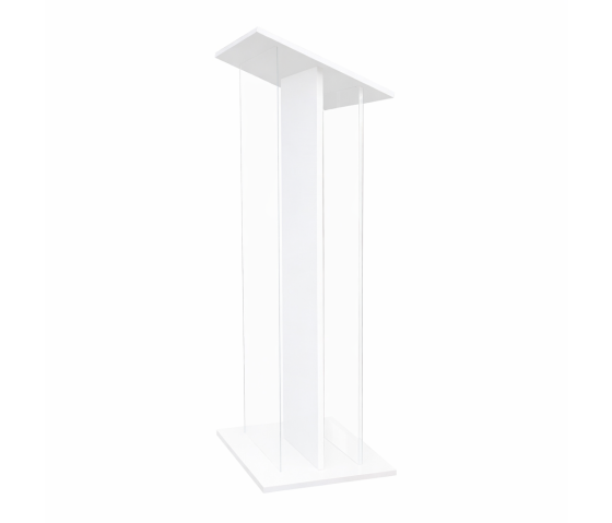 Acrylic lectern Roslin - white