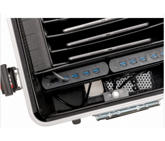 Maleta Parat TC10 TwinCharge USB-C carro de carga para 10 tablets de hasta 12,9 pulgadas