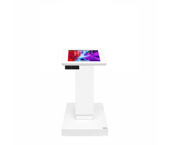 Height adjustable iPad floor stand Suegiu for iPad 9.7 - white