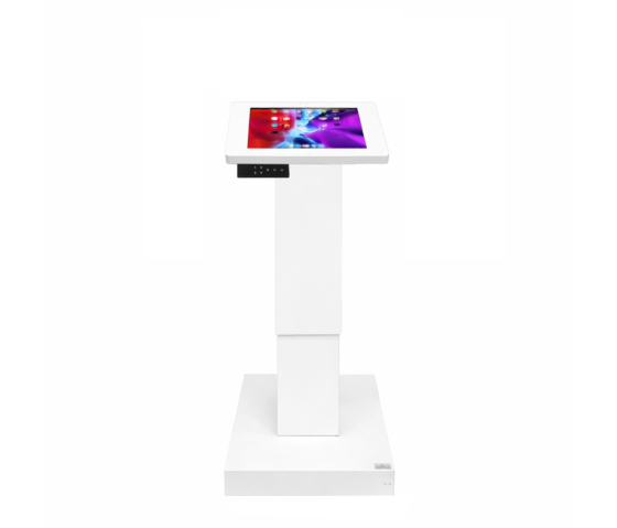 Height adjustable iPad floor stand Suegiu for iPad 9.7 - white