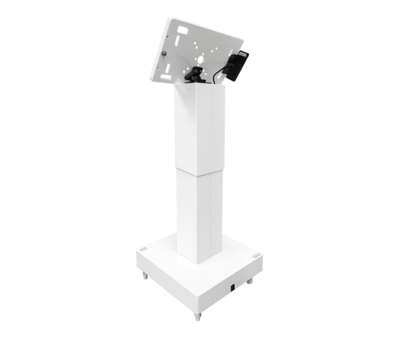 Height adjustable iPad floor stand Suegiu for iPad 9.7 - white
