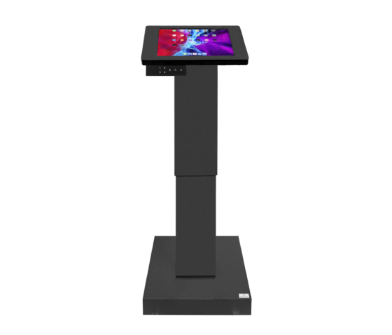 Electronically height adjustable tablet floor stand Suegiu for Microsoft Pro 8 / 9 / 10 - black