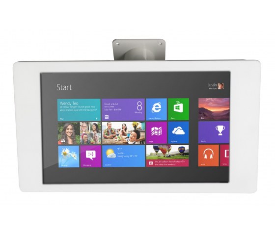 Tablet wall mount Fino for Microsoft Surface Pro 12.3 - white