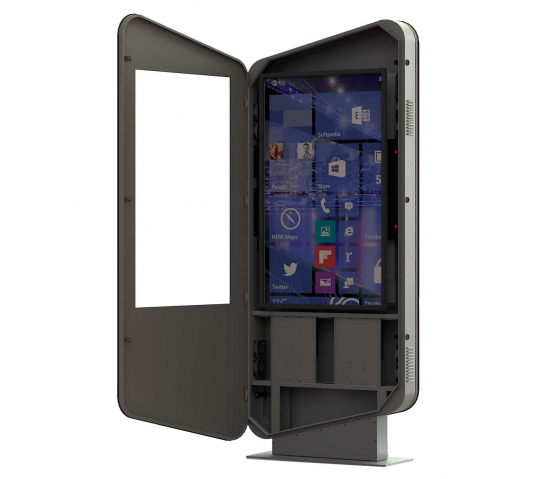 Digitale Werbestele Sydney 32-Zoll-Touchscreen