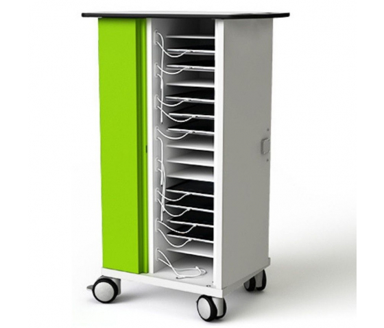 Tablet charging trolley Zioxi CHRGT-TB-16-R for 16 tablets up to 11 inch - RFID lock