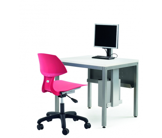 T -Chair Silla de clase senior de altura regulable con ruedas