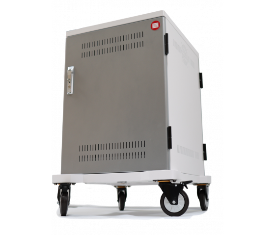 P-Tec T24V charging trolley for 24 tablets or laptops - charging via power sockets