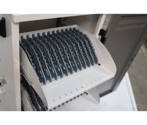 P-Tec T36V charging cart for 36 tablets or laptops – charging via power sockets