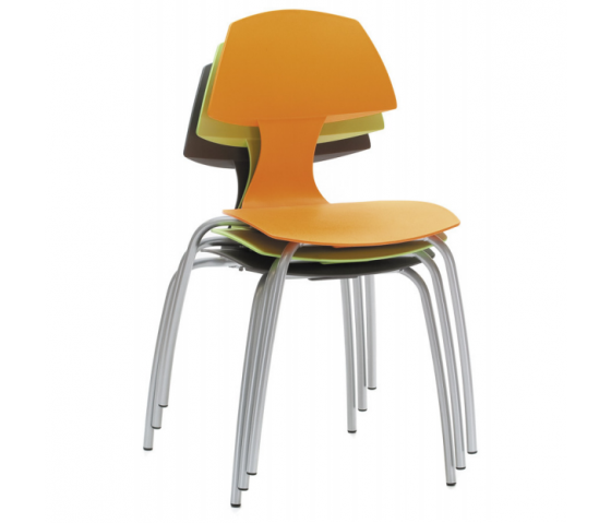 T-Chair Sedia da aula Junior con telaio a gambe