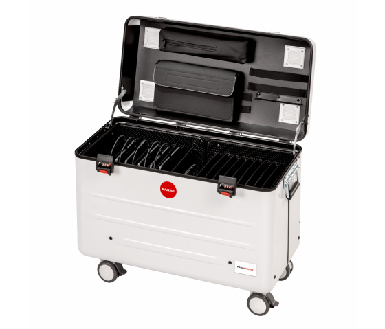 Parat case TC20 TwinCharge with USB-C charging cables charging cart for 20 tablets up to 12.9 inch - white