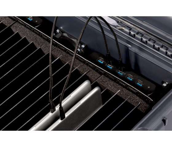 Walizka na tablety CC20 CargoCase na 20 tabletów o przekątnej do 11,5 cala – USB-C i USB-A