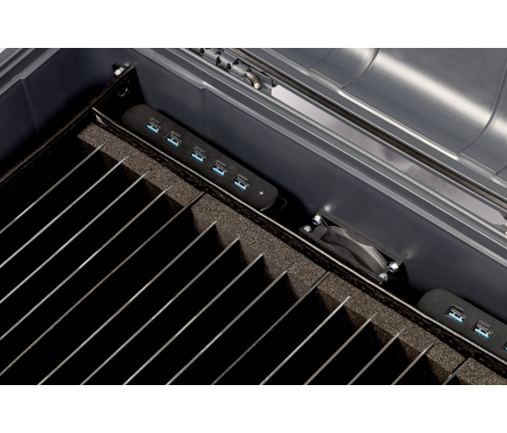 Walizka na tablety CC20 CargoCase na 20 tabletów o przekątnej do 11,5 cala – USB-C i USB-A