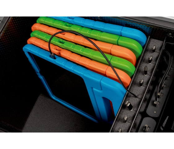 PARAT TC10 EDUCOVER laadkoffer voor 10 tablets met beschermhoezen - USB-C & USB-A TwinCharge - zwart