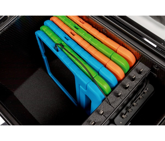 PARAT TC10 EDUCOVER Ladekoffer für 10 Tablets mit Schutzhüllen – USB-C & USB-A TwinCharge – weiß