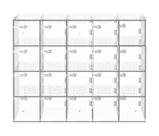 Telefonschrank mit 20 Fächern und einzigartigen Schlössern