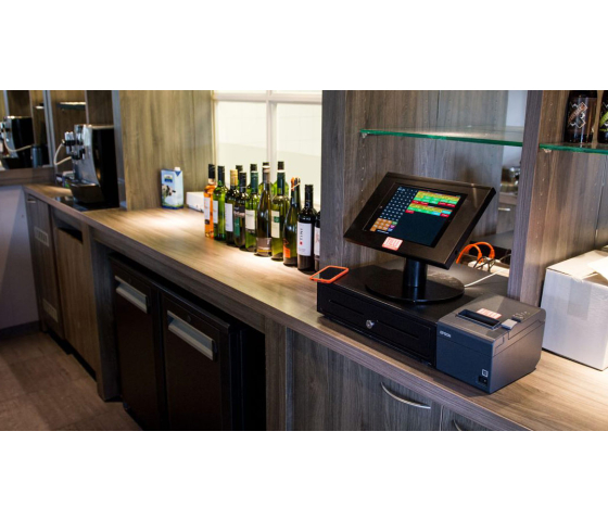 Tablet table stand Securo XL for 13-16 inch tablets - black