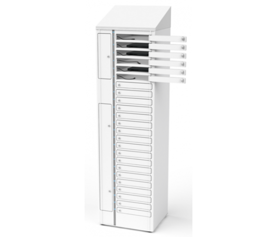 Zioxi Volt bay Tablet charging locker VTB1-24S-UA-CP for 24 Tablets up to 14 inches - combination lock - USB-A