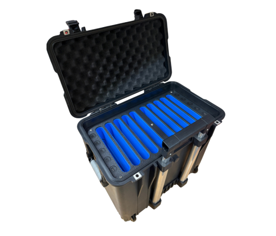 USB-C laadkoffer P-TEC TAB-10 voor 10 tablets tot 11 inch - inclusief kabels