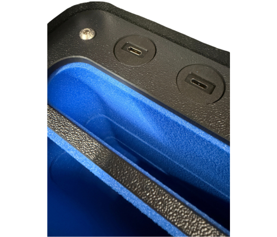 USB-C laadkoffer P-TEC TAB-10 - voor 10 tablets tot 11 inch - zonder kabels