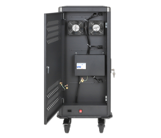 Charging cart for 30 tablets & laptops up to 14