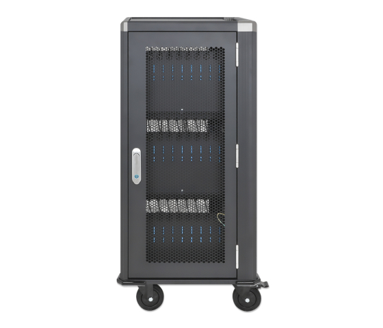 Charging cart for 30 tablets & laptops up to 14