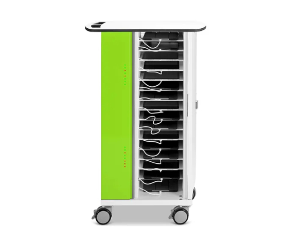 Zioxi onView charging cart for 16 tablets up to 11 inches - Web management - USB-C cables included - Digital code lock