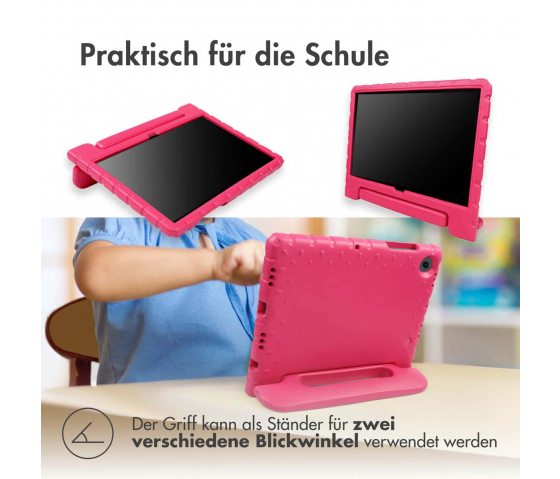 KidsCase tablethoes met handvat voor Samsung Galaxy Tab A9 Plus - Roze
