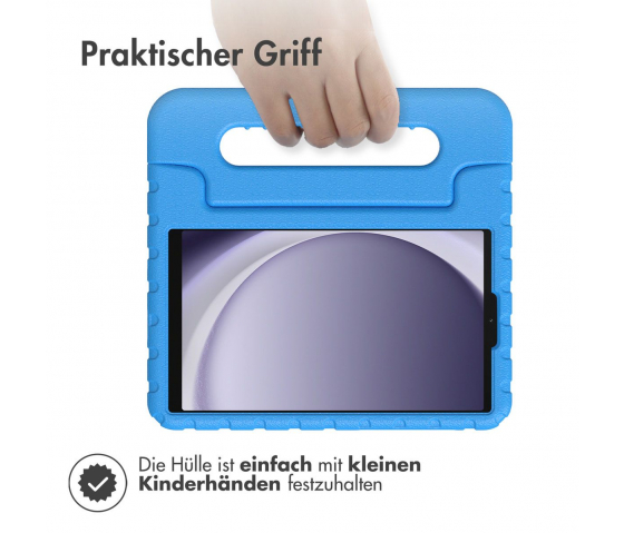 KidsCase Tablet-Hülle mit Griff für Samsung Galaxy Tab A9 8,7 Zoll - Blau