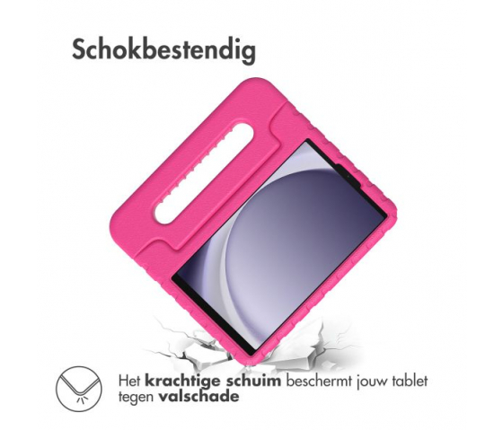 KidsCase tablethoes met handvat voor Samsung Galaxy Tab A9 8.7 inch - Roze