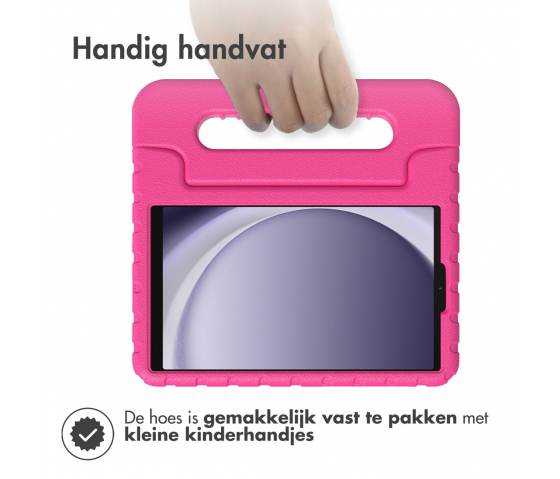 KidsCase tablethoes met handvat voor Samsung Galaxy Tab A9 8.7 inch - Roze