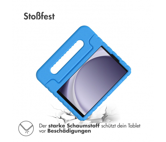 KidsCase Tablet-Hülle mit Griff für Samsung Galaxy Tab A9 8,7 Zoll - Blau