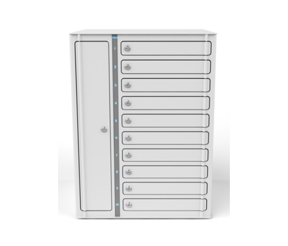 Zioxi Volt bay Tablet charging locker VTB1-10S-UA-K for 10 Tablets up to 14 inches - key lock - USB-A