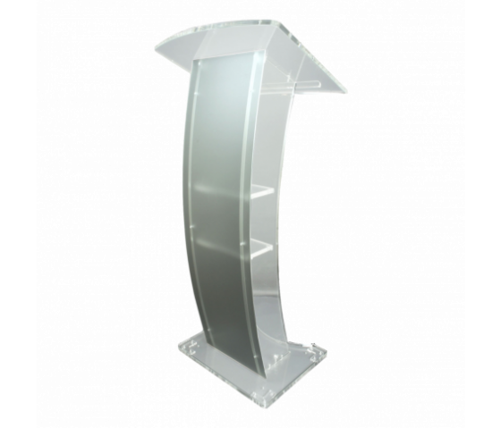 Acrylic lectern Vigelis - clear