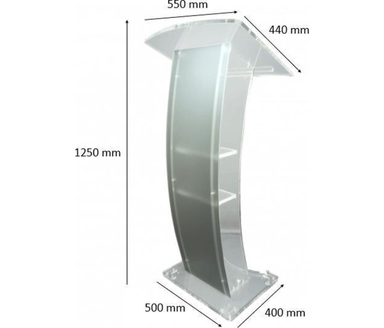 Leggio in acrilico Vigelis - trasparente