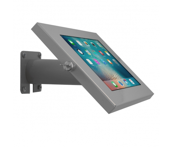 Universele wandhouder voor laptop, netbook, tablet-pc - zilver - met notebookadapterplaat adapterlade - wit Model: L52S-IP3W