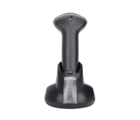 Lector inalámbrico de códigos de barras 2D CCD con base de carga - 80 m de alcance - 250 mm de profundidad de escaneado
