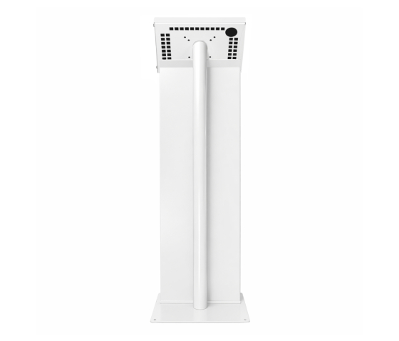 Tablet floor stand with display Securo L for 12-13 inch tablets - white