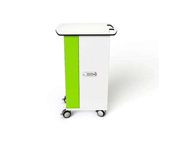 Zioxi charge & sync tablet cart for 16 iPads and tablets up to 11 inches - digital code lock