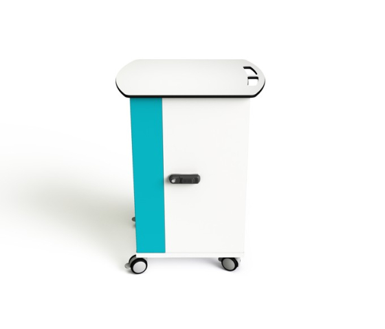 Laptop charging trolley Zioxi CHRGT-LS-16-R for 16 laptops up to 15.6 inch - RFID lock