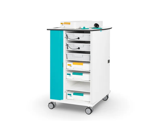 LEGO Education Science USB-C charging cart - 4 sets / 16 rechargeable pieces – digital code lock